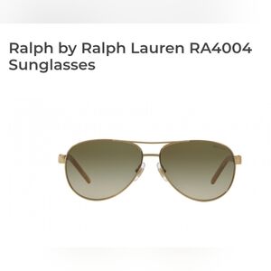 Gold Aviator Sunglasses